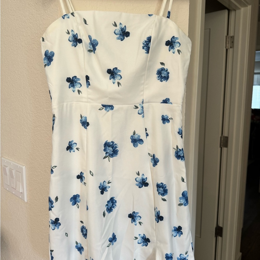 Princess Polly Blue Floral Mini Dress